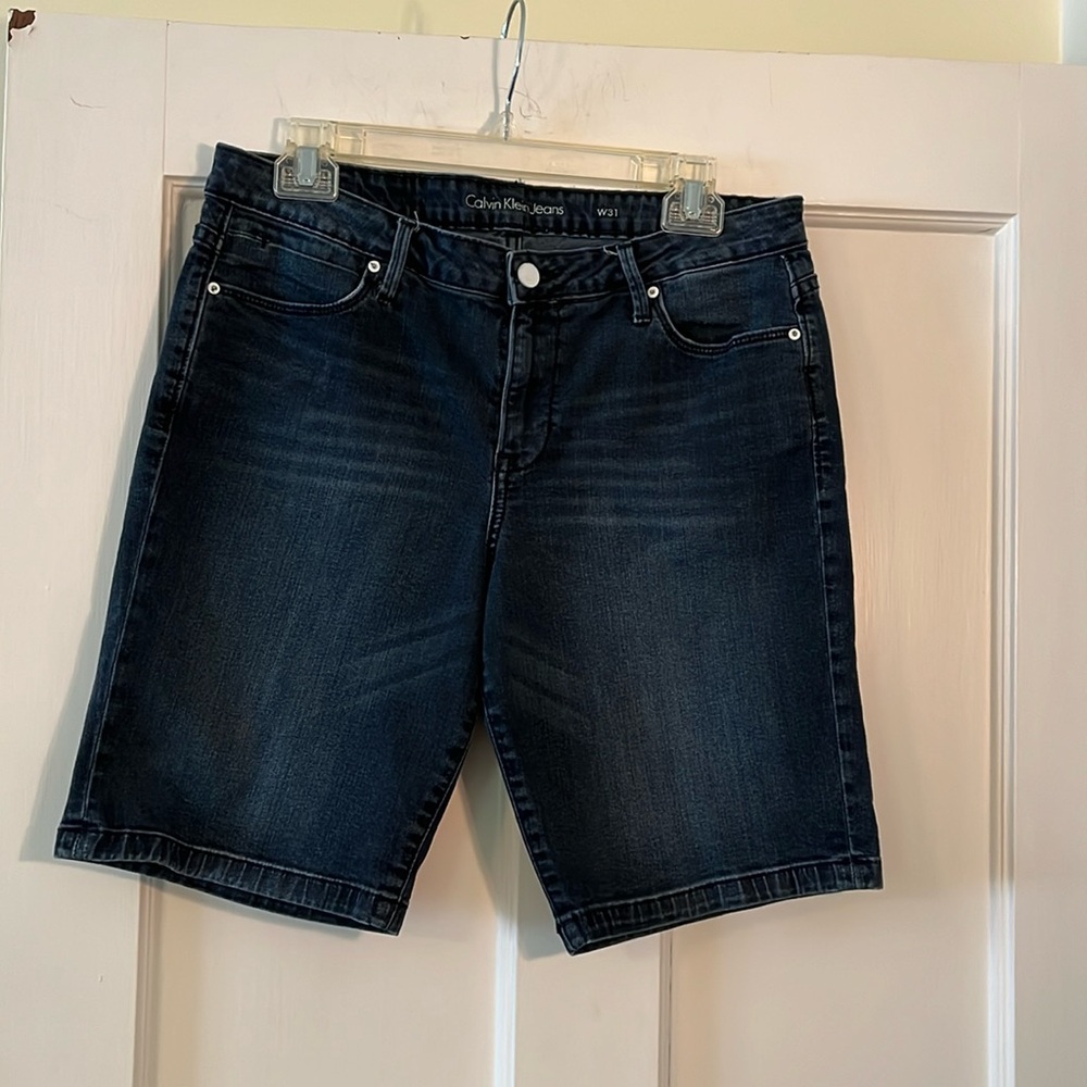 Woman’s Calvin Klein Bermuda Jean Shorts